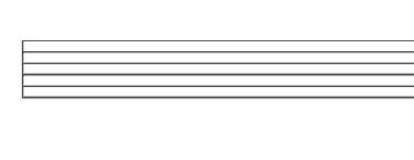 8 rows of blank guitar tab