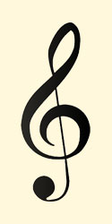 Treble clef or G-clef